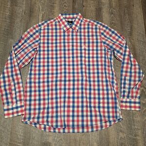 Karaca Men's Regular Fit Button Down Multicolor Long Sleeve Shirt XXL 46 Plaid